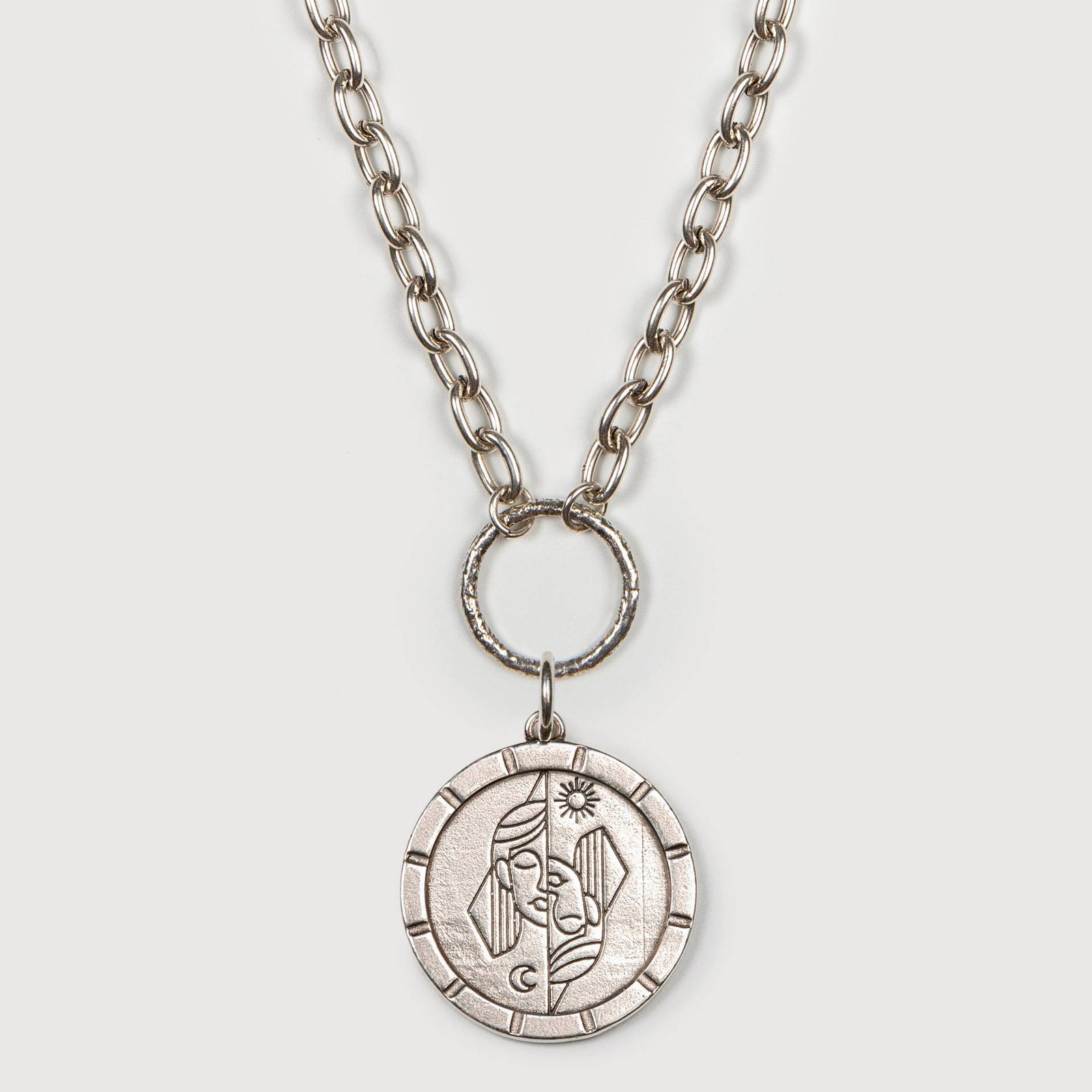 Medalla plata grande